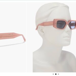 Valentino Blush Pink Studded Sunglasses